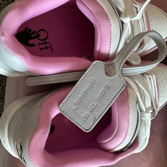 Off-White Pink/White/Grey Women's Sneakers (SIZE 9 US) - Picture 5 of 5